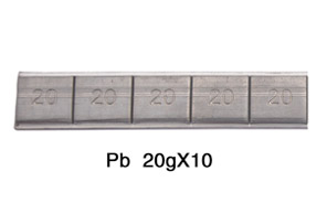 铅质粘贴式平衡块 pb 20g*10