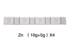 锌质粘贴式平衡块 Zn (10g+5g)*4