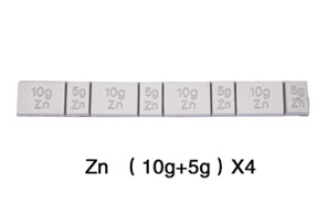 锌质粘贴式平衡块 Zn (10g+5g)*4