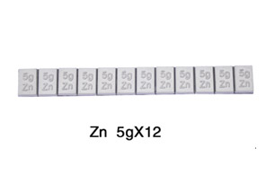 锌质粘贴式平衡块 Zn 5g*12